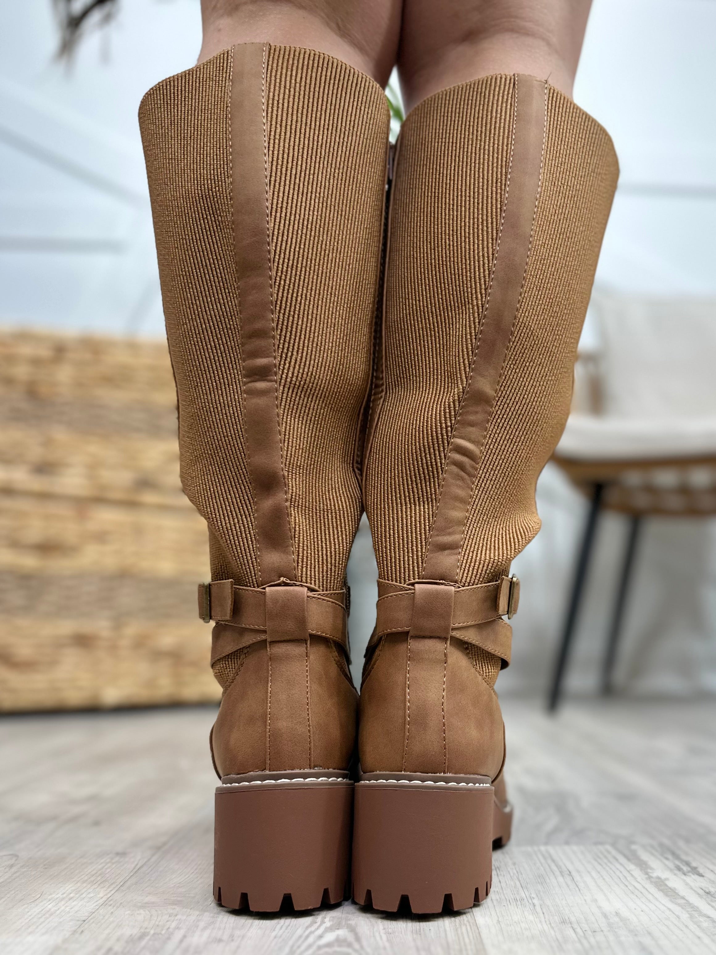 Agenda Boots - Tan-350 SHOES-Forever Link-Heathered Boho Boutique, Women's Fashion and Accessories in Palmetto, FL