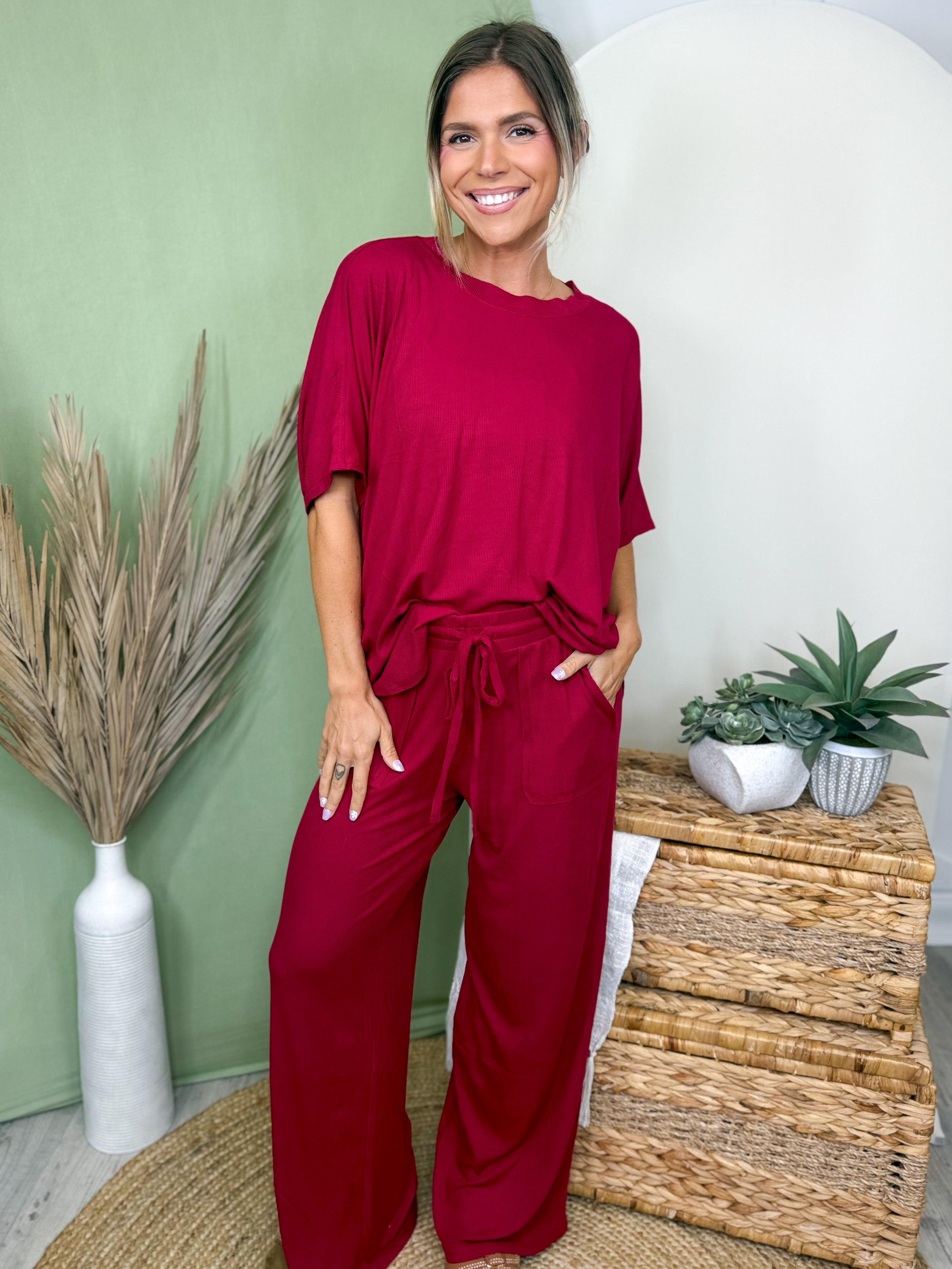 The Soft Life Set-240 ACTIVEWEAR/SETS-ZENANA-Heathered Boho Boutique, Women's Fashion and Accessories in Palmetto, FL