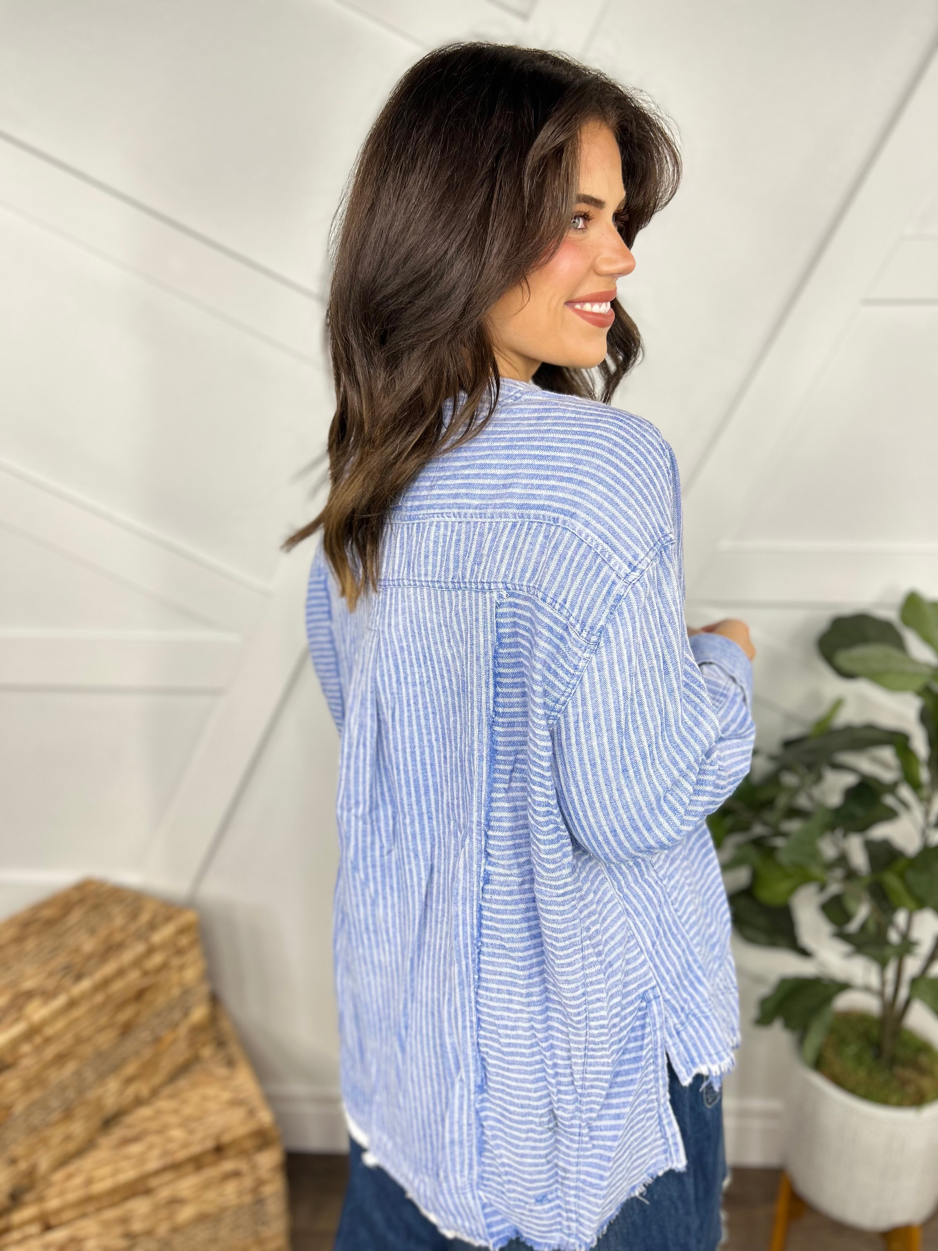 Team Spirit Top-120 Long Sleeve Tops-BlueVelvet-Heathered Boho Boutique, Women's Fashion and Accessories in Palmetto, FL