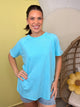 Daylight Top-110 SHORT SLEEVE TOP-ZENANA-Heathered Boho Boutique, Women's Fashion and Accessories in Palmetto, FL