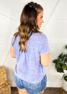 Perfect Day Blouse-110 Short Sleeve Top-Very J-Heathered Boho Boutique, Women's Fashion and Accessories in Palmetto, FL