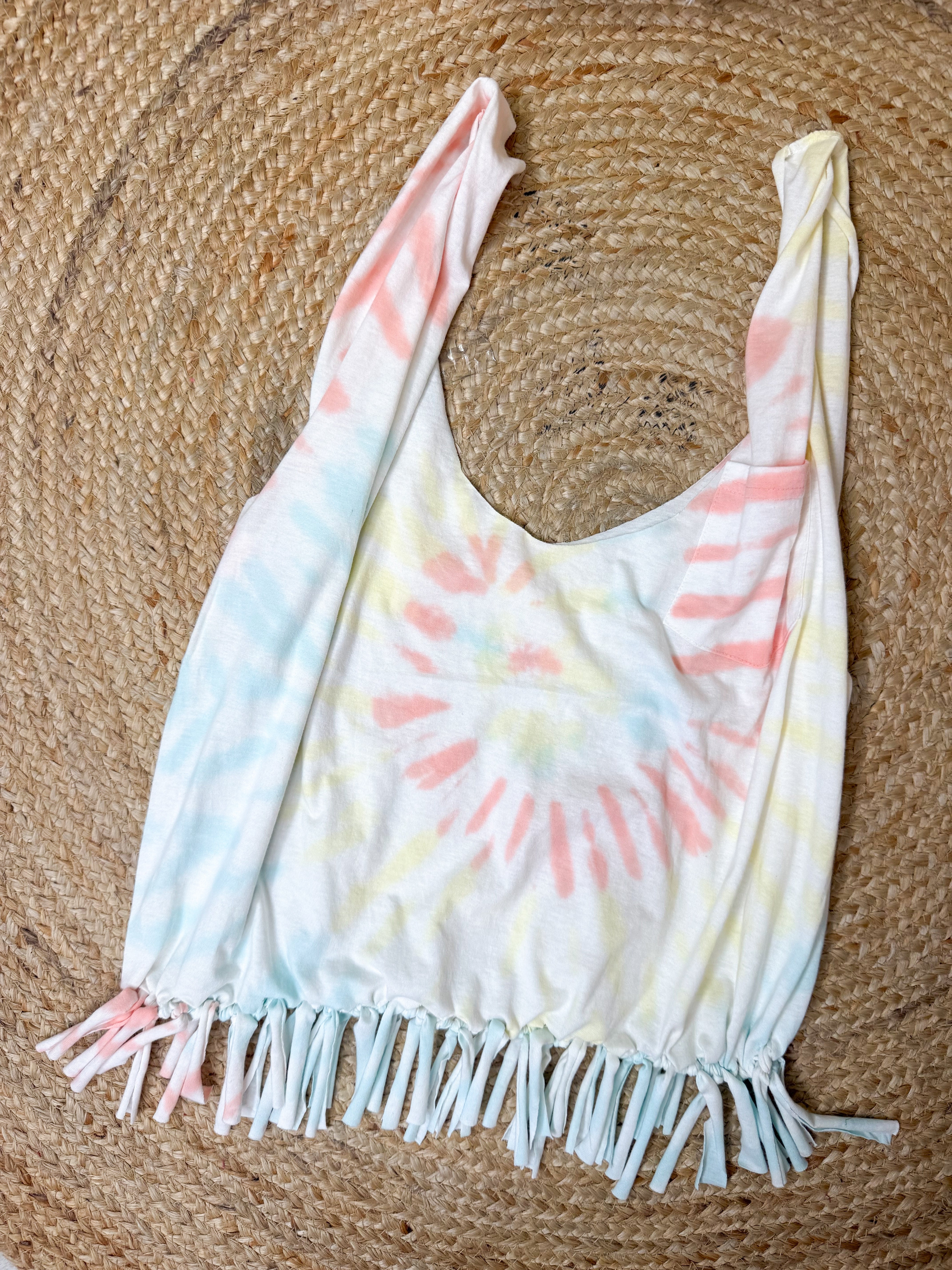 Boho Tie-Dye T-Shirt Bag-320 Bags-Heathered Boho-Heathered Boho Boutique, Women's Fashion and Accessories in Palmetto, FL
