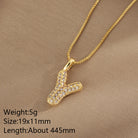 All About YOU Initial Necklace-310 JEWELRY-NIHAO JEWELRY-Heathered Boho Boutique, Women's Fashion and Accessories in Palmetto, FL