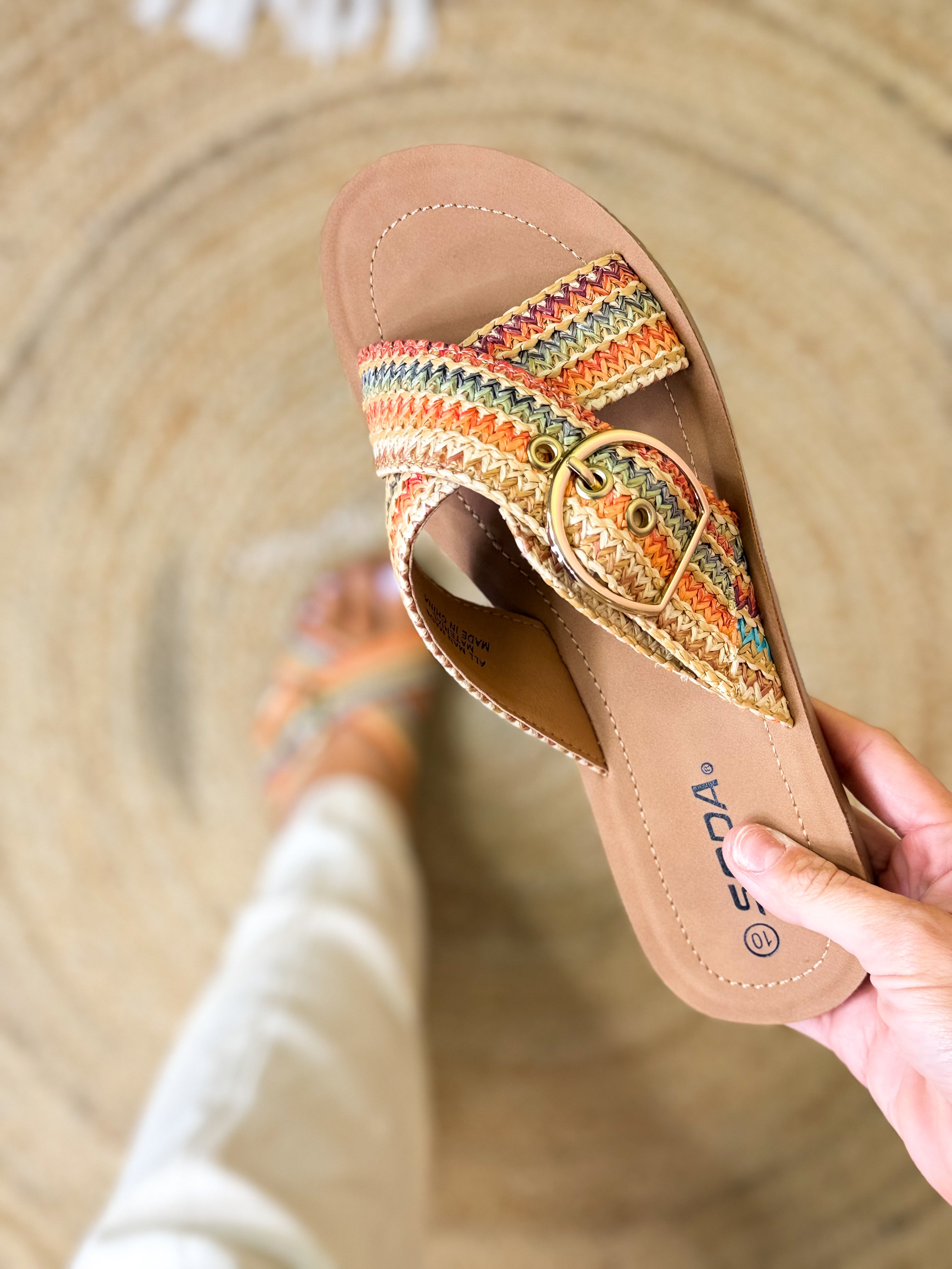 Island Time Sandals-350 SHOES-FORTUNE DYNAMIC-Heathered Boho Boutique, Women's Fashion and Accessories in Palmetto, FL