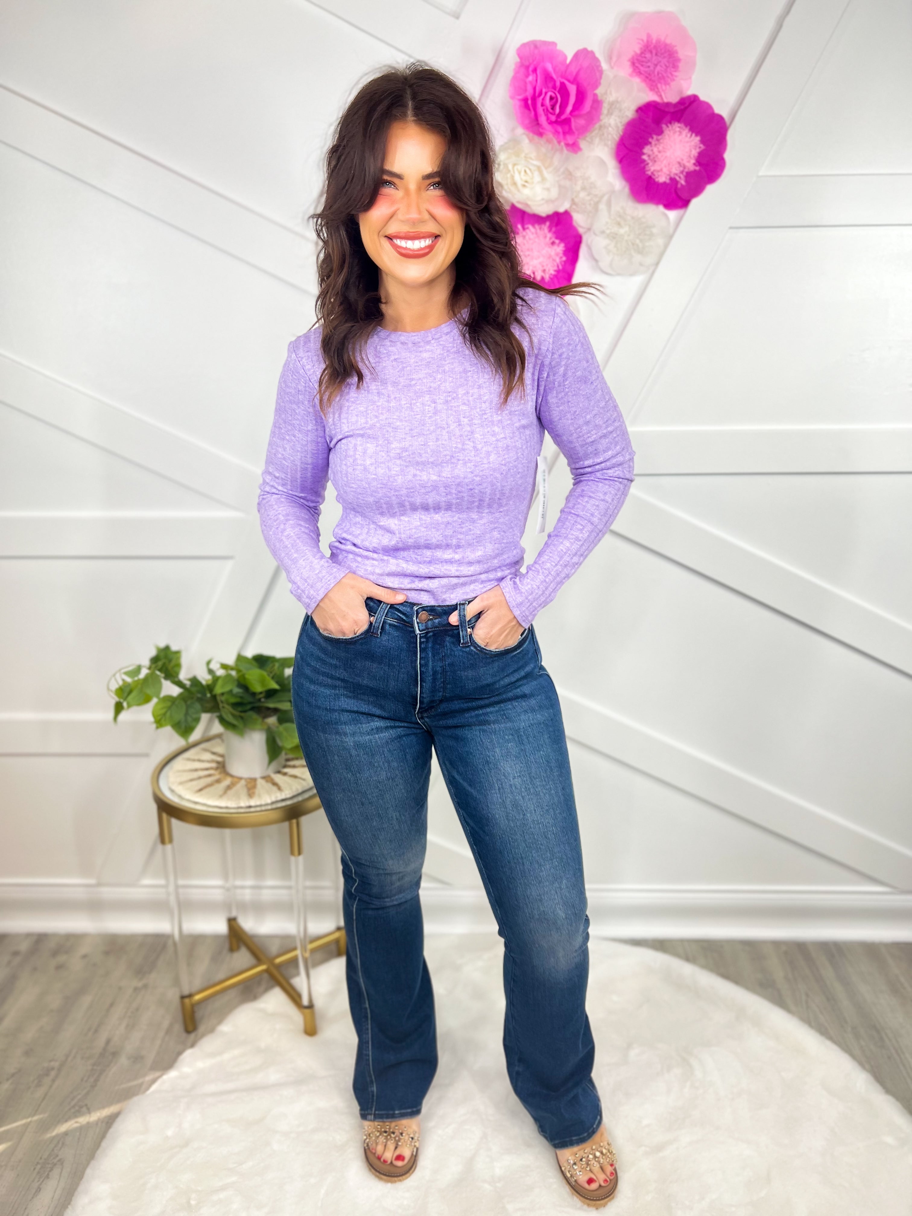 Long Homegrown Tummy Control Bootcut by Judy Blue - Long-190 Jeans-Judy Blue-Heathered Boho Boutique, Women's Fashion and Accessories in Palmetto, FL