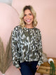 Barely Blending Long Sleeve Top-120 Long Sleeve Tops-Heathered Boho-Heathered Boho Boutique, Women's Fashion and Accessories in Palmetto, FL
