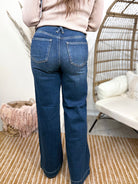 Retro Chic Tummy Control Wide Leg by Judy Blue-190 JEANS-Judy Blue-Heathered Boho Boutique, Women's Fashion and Accessories in Palmetto, FL