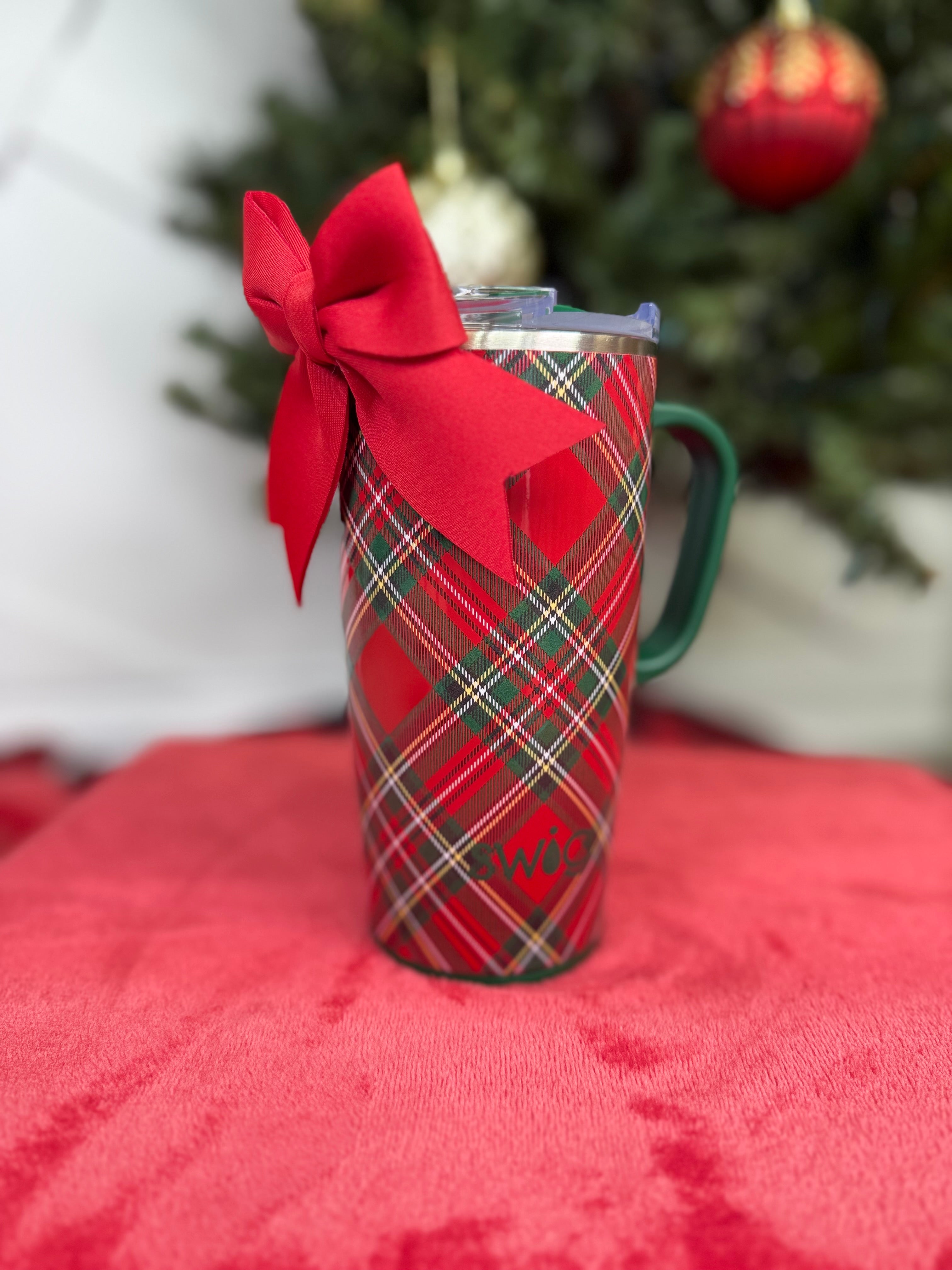 Christmas Plaid Swig-340 Other Accessories-Swig-Heathered Boho Boutique, Women's Fashion and Accessories in Palmetto, FL