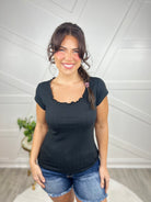 All Time Top-110 Short Sleeve Top-White Birch-Heathered Boho Boutique, Women's Fashion and Accessories in Palmetto, FL