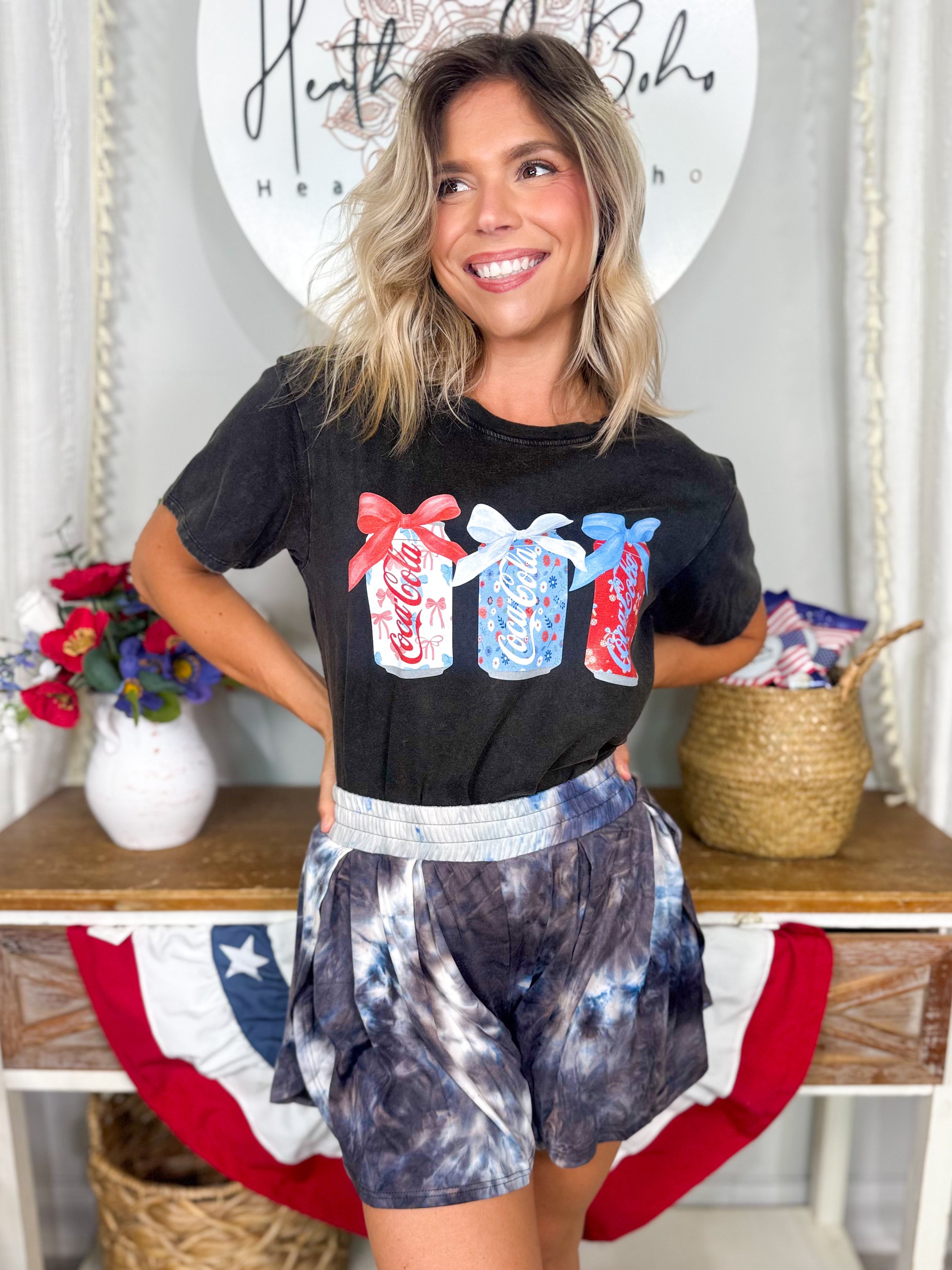 Cola 4th of July Graphic Tee-130 Graphic Tees-Heathered Boho-Heathered Boho Boutique, Women's Fashion and Accessories in Palmetto, FL