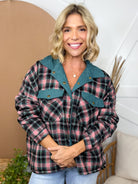 Split Personality Reversible Jacket-200 JACKETS/SHACKETS-J.NNA-Heathered Boho Boutique, Women's Fashion and Accessories in Palmetto, FL