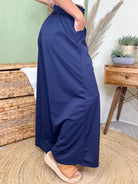 Relax Wide-Leg Pants-150 PANTS-ODDI-Heathered Boho Boutique, Women's Fashion and Accessories in Palmetto, FL