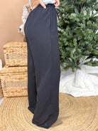 Carefree Casual Pants-150 PANTS-Heimish-Heathered Boho Boutique, Women's Fashion and Accessories in Palmetto, FL