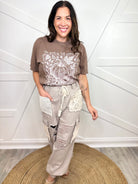 Pumpkin Sketch (Cream Text) Graphic Tee-130 Graphic Tees-Heathered Boho-Heathered Boho Boutique, Women's Fashion and Accessories in Palmetto, FL