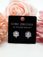 10mm Radiant CZ Stud-310 Jewelry-RM Manufacturing-Heathered Boho Boutique, Women's Fashion and Accessories in Palmetto, FL