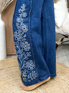 Wildflower Way Jeans By Saige-190 JEANS-SAIGE DENIM-Heathered Boho Boutique, Women's Fashion and Accessories in Palmetto, FL
