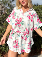 DOORBUSTER: Hot to Spot Floral Skirt Set-240 ACTIVEWEAR/SETS-Blakeley-Heathered Boho Boutique, Women's Fashion and Accessories in Palmetto, FL