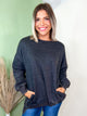 Restock: Picked Just for You Pullover-120 LONG SLEEVE TOPS-ZENANA-Heathered Boho Boutique, Women's Fashion and Accessories in Palmetto, FL