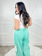 A Million Little Things Joggers - Jungle Green (XS- 2X) X POL-190 Jeans-Pol-Heathered Boho Boutique, Women's Fashion and Accessories in Palmetto, FL