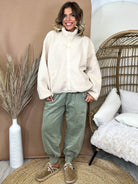 Faded & Free Joggers-150 PANTS-STITCH & CO-Heathered Boho Boutique, Women's Fashion and Accessories in Palmetto, FL