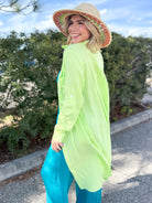 Evelyn Cotton Gauze Button Up Cardigan-220 CARDIGANS KIMONOS-DEAR SCARLETT-Heathered Boho Boutique, Women's Fashion and Accessories in Palmetto, FL