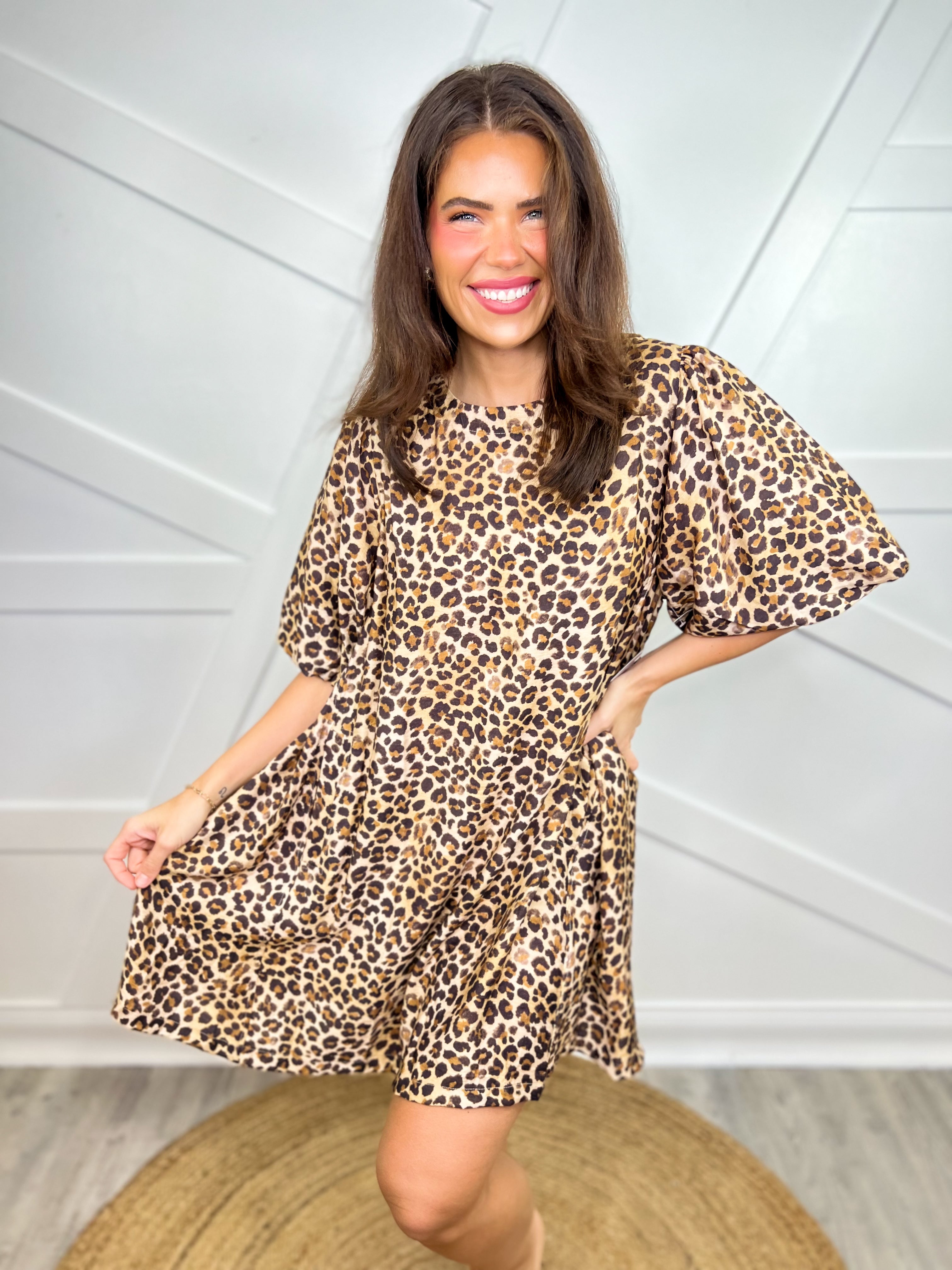 Safari Dress-230 DRESSES/JUMPSUITS/ROMPERS-Umgee-Heathered Boho Boutique, Women's Fashion and Accessories in Palmetto, FL