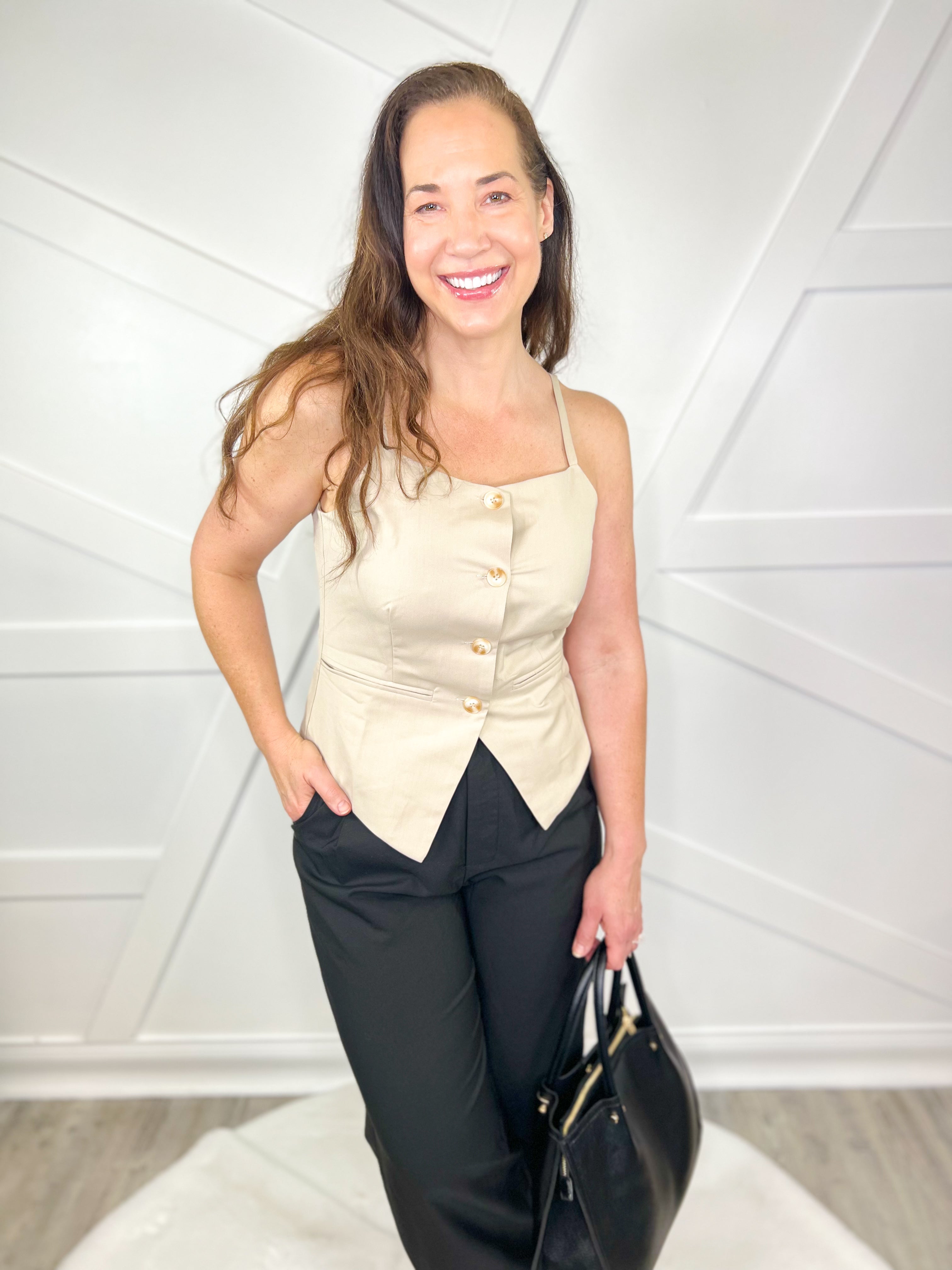 All That Attitude Dress Tank Top-100 TANK/CROP TOPS-WHITE BIRCH-Heathered Boho Boutique, Women's Fashion and Accessories in Palmetto, FL