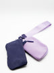 Double Take Dual Zip Wristlet Wallet-320 BAGS-NIHAO JEWELRY-Heathered Boho Boutique, Women's Fashion and Accessories in Palmetto, FL