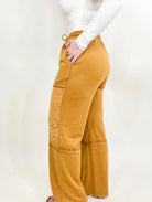 Eyelet Pants-150 PANTS-Oddi-Heathered Boho Boutique, Women's Fashion and Accessories in Palmetto, FL