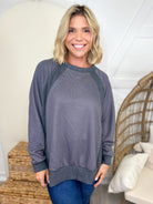 Cozy About Top-120 LONG SLEEVE TOPS-SEW IN LOVE-Heathered Boho Boutique, Women's Fashion and Accessories in Palmetto, FL