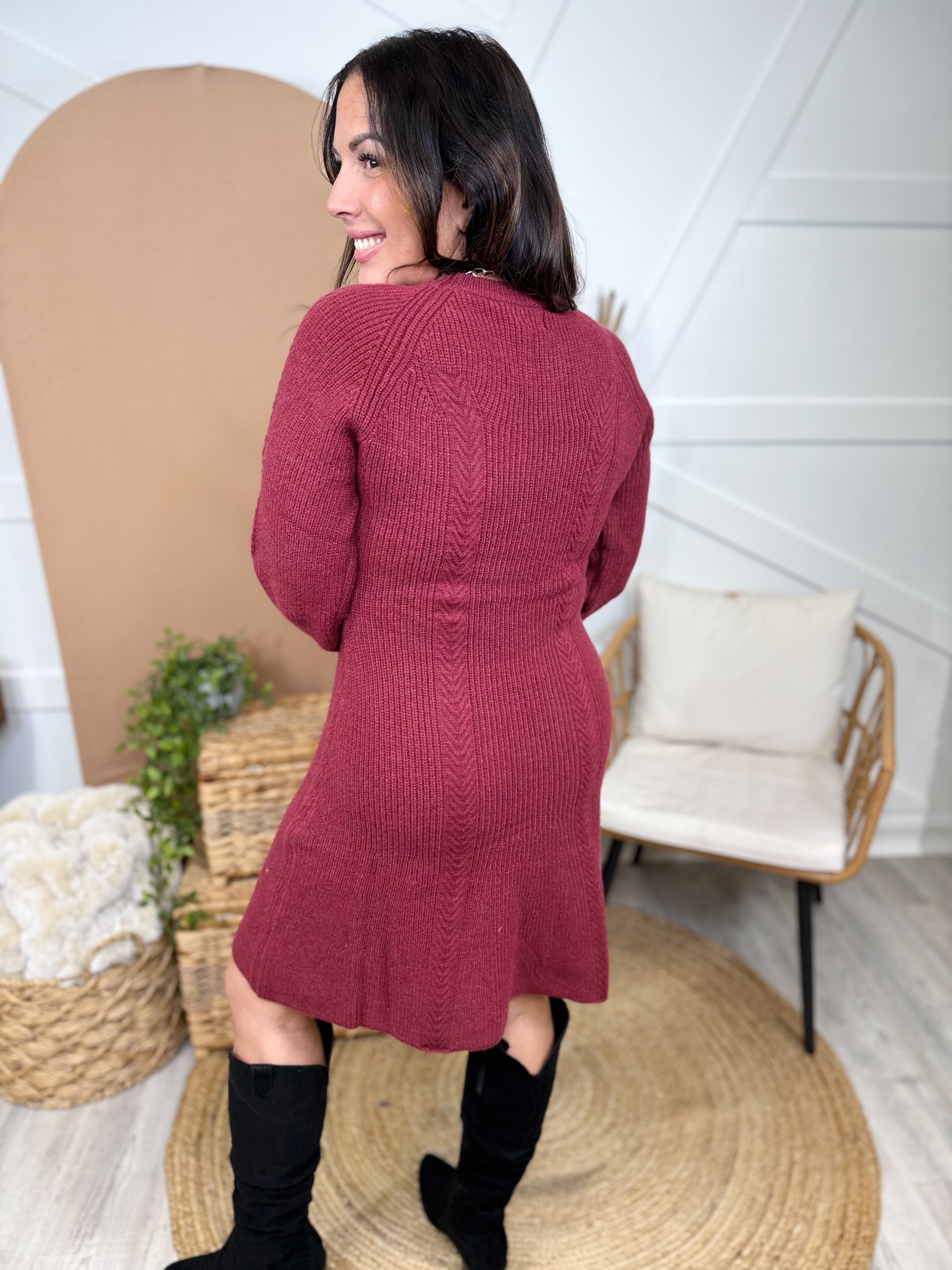 Own the Look Dress-230 DRESSES/JUMPSUITS/ROMPERS-GEEGEE-Heathered Boho Boutique, Women's Fashion and Accessories in Palmetto, FL