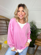 Restock: Something Borrowed Top-120 LONG SLEEVE TOPS-ZENANA-Heathered Boho Boutique, Women's Fashion and Accessories in Palmetto, FL