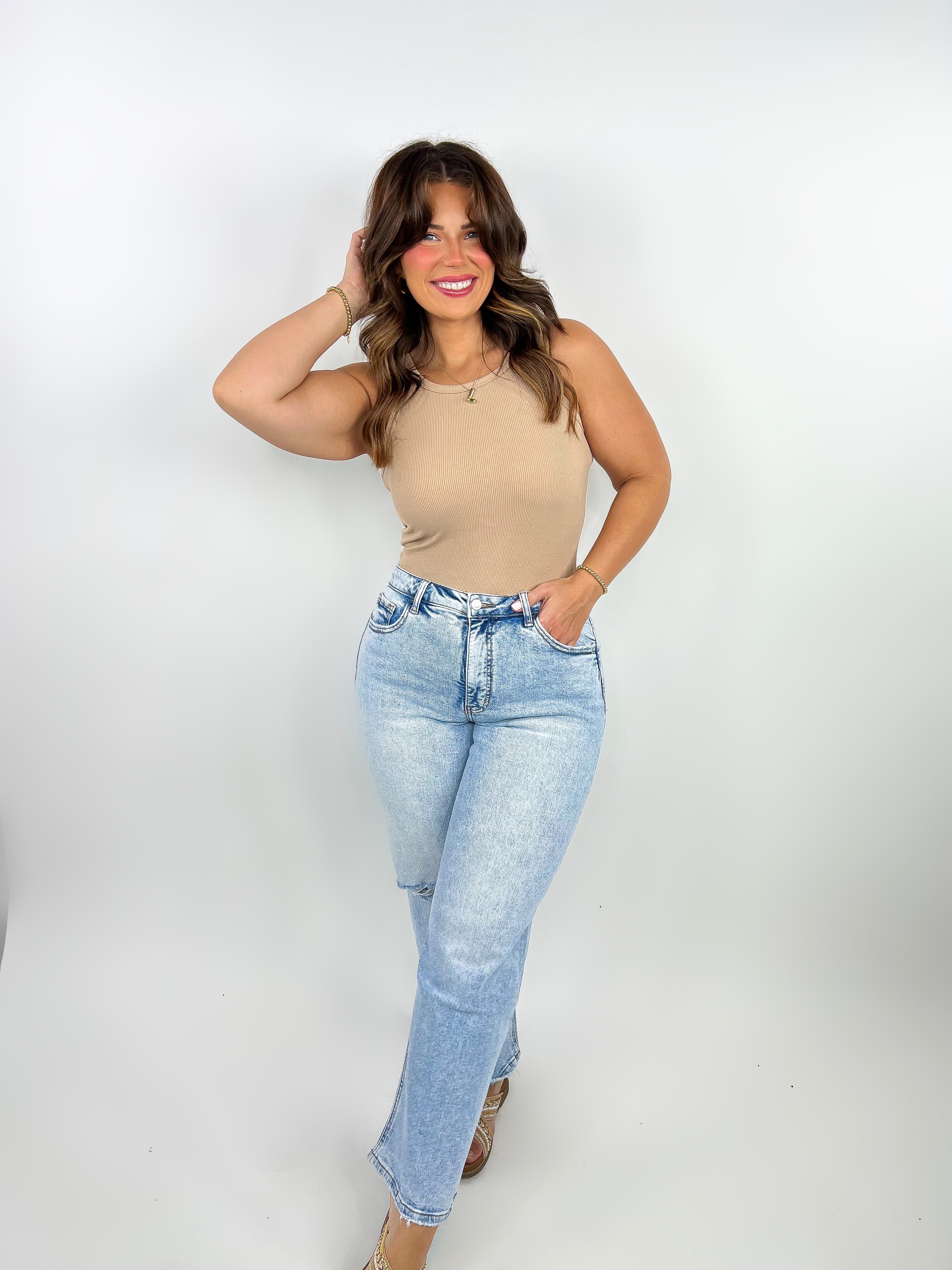 Rediscover Wide Leg Jeans by Vervet-190 Jeans-Vervet-Heathered Boho Boutique, Women's Fashion and Accessories in Palmetto, FL