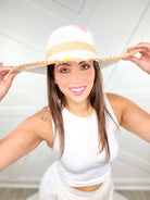 Strawberry Shortcake Hat-330 Headwear-iscarf-Heathered Boho Boutique, Women's Fashion and Accessories in Palmetto, FL