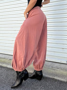 Restock: To the Sky Capri Bubble Pants-150 PANTS-Oddi-Heathered Boho Boutique, Women's Fashion and Accessories in Palmetto, FL