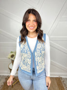 Delicate Denim Vest-200 Jackets/Shackets-Davi & Dani-Heathered Boho Boutique, Women's Fashion and Accessories in Palmetto, FL