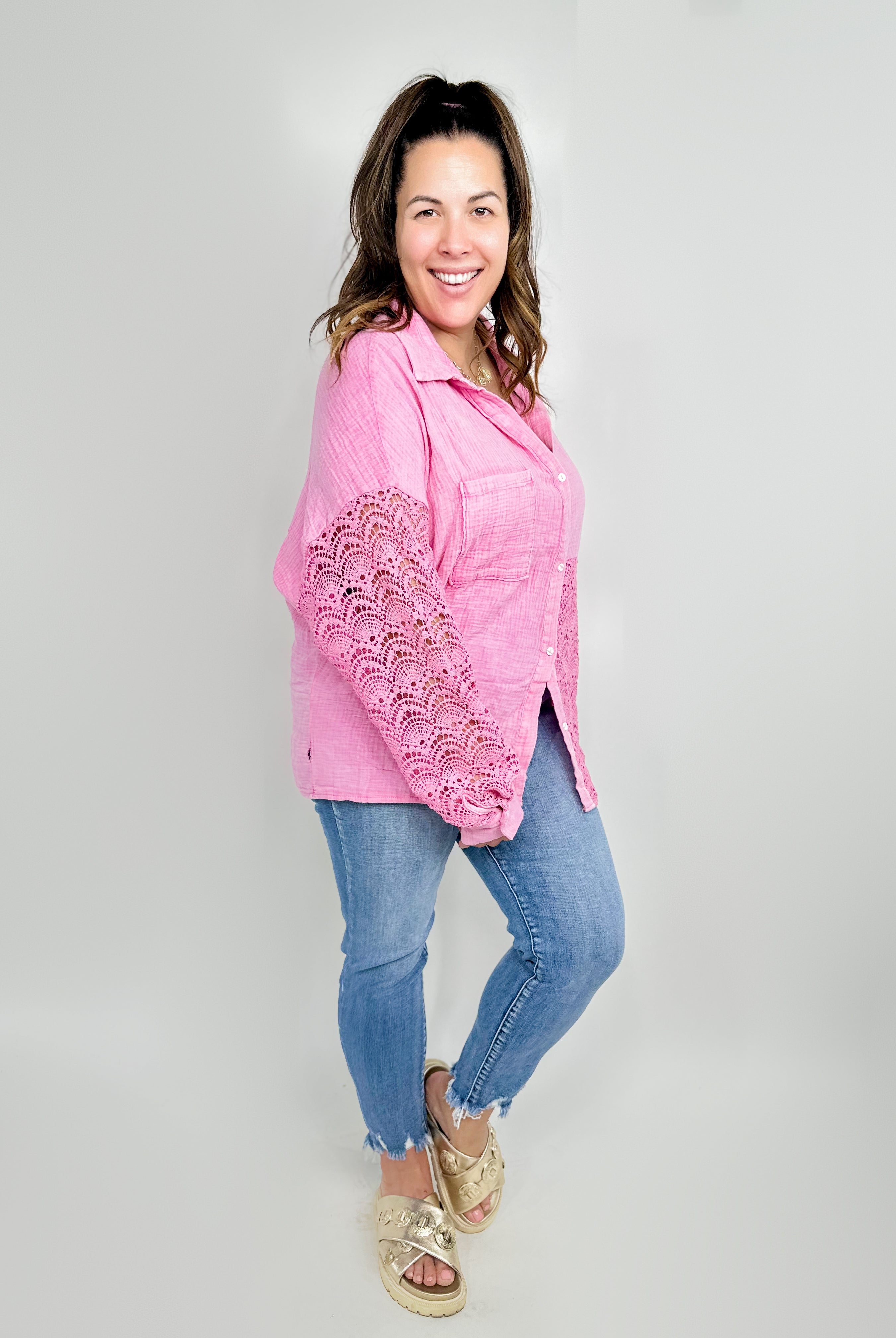 Switching Gears Top-120 Long Sleeve Tops-Bibi-Heathered Boho Boutique, Women's Fashion and Accessories in Palmetto, FL