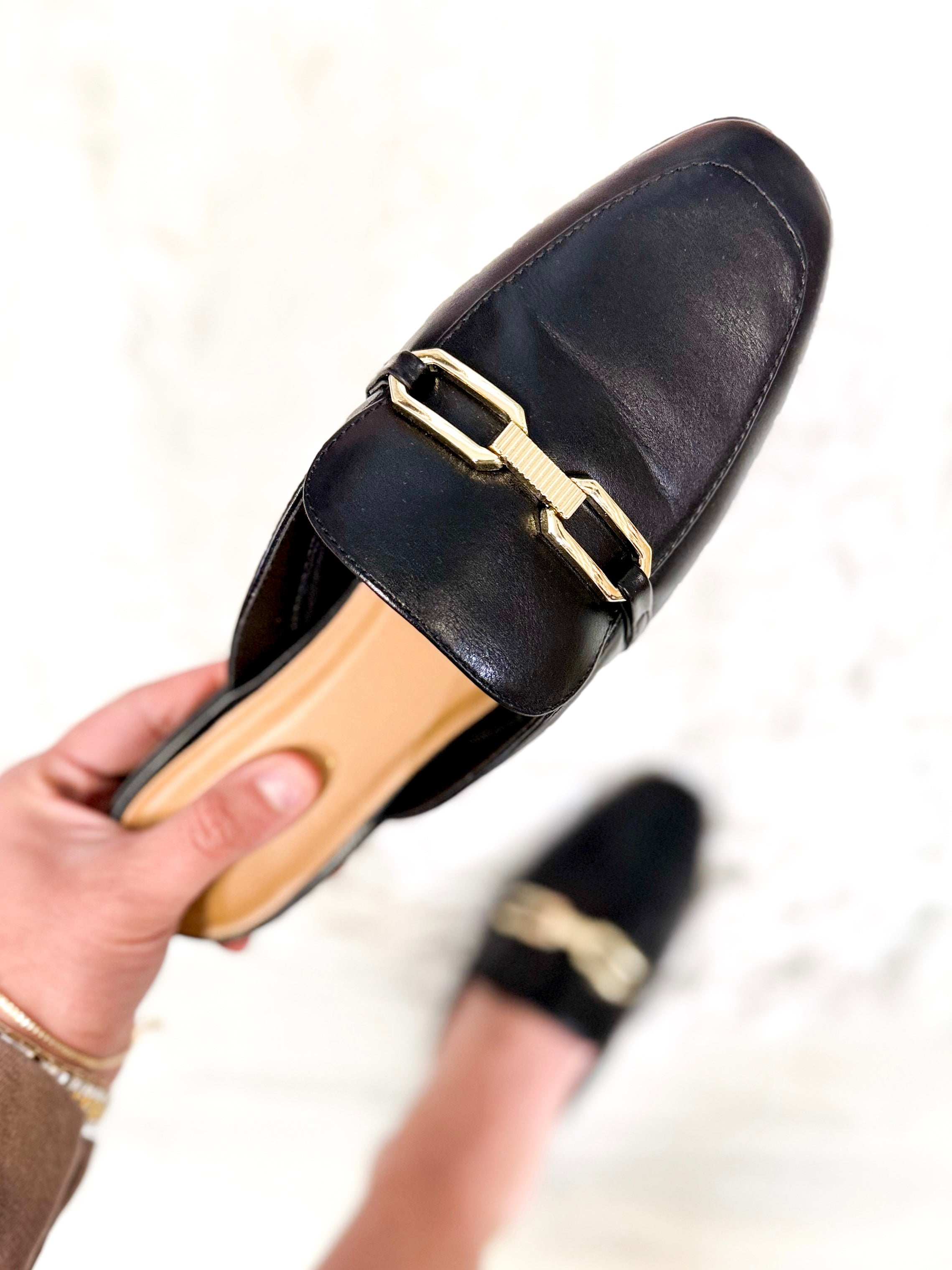 Eleanor Mules - Black-350 SHOES-Fortune Dynamic-Heathered Boho Boutique, Women's Fashion and Accessories in Palmetto, FL