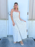 Bluebell Meadow Maxi Dress-230 DRESSES/JUMPSUITS/ROMPERS-POLAGRAM-Heathered Boho Boutique, Women's Fashion and Accessories in Palmetto, FL