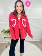 Cupid's Shacket-200 Jackets/Shackets-Davi & Dani-Heathered Boho Boutique, Women's Fashion and Accessories in Palmetto, FL