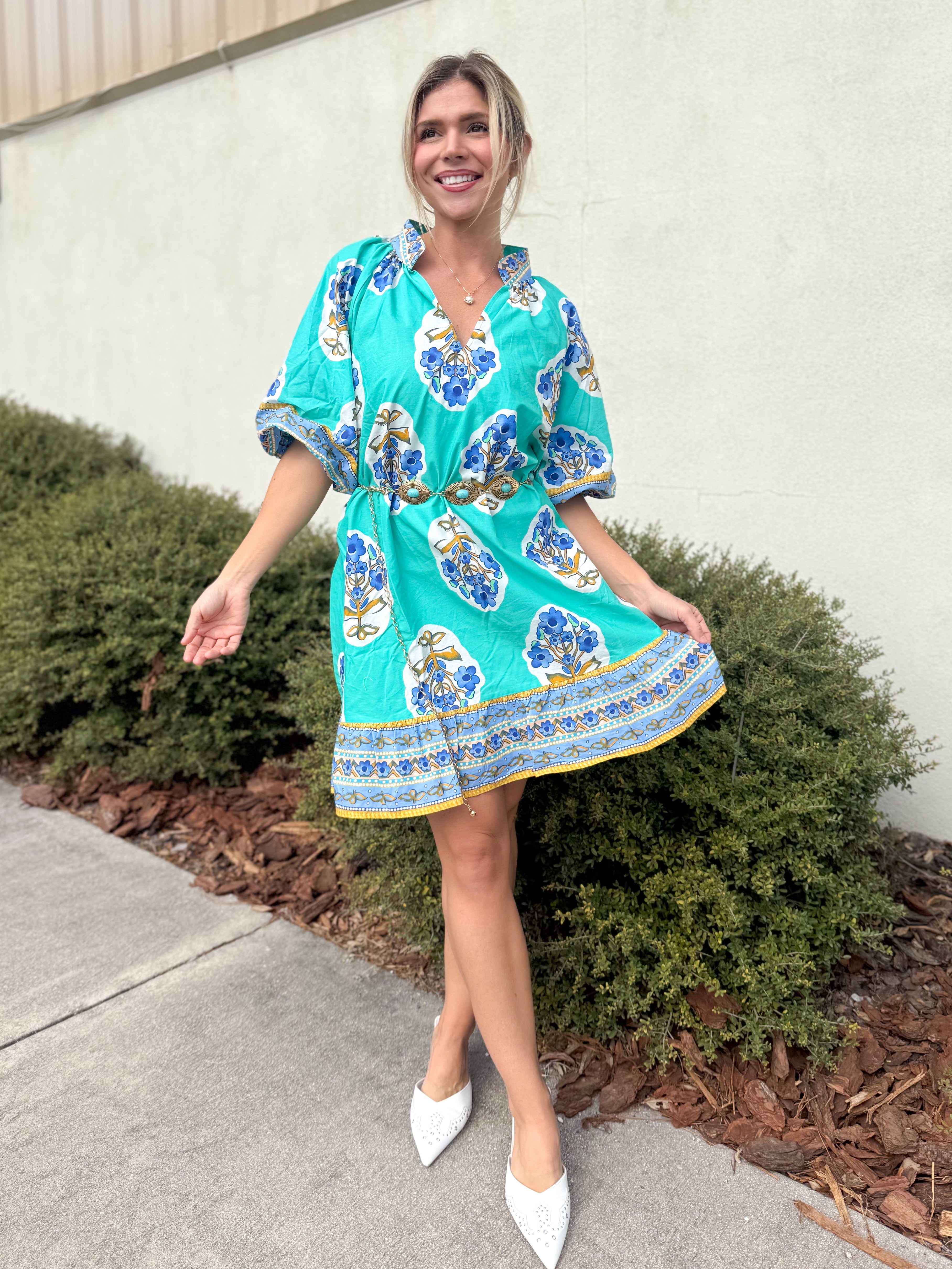 Inspiration Strikes Dress-230 DRESSES/JUMPSUITS/ROMPERS-Umgee-Heathered Boho Boutique, Women's Fashion and Accessories in Palmetto, FL