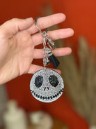 Smiling Skull Keychain-340 Other Accessories-RM Manufacturing-Heathered Boho Boutique, Women's Fashion and Accessories in Palmetto, FL