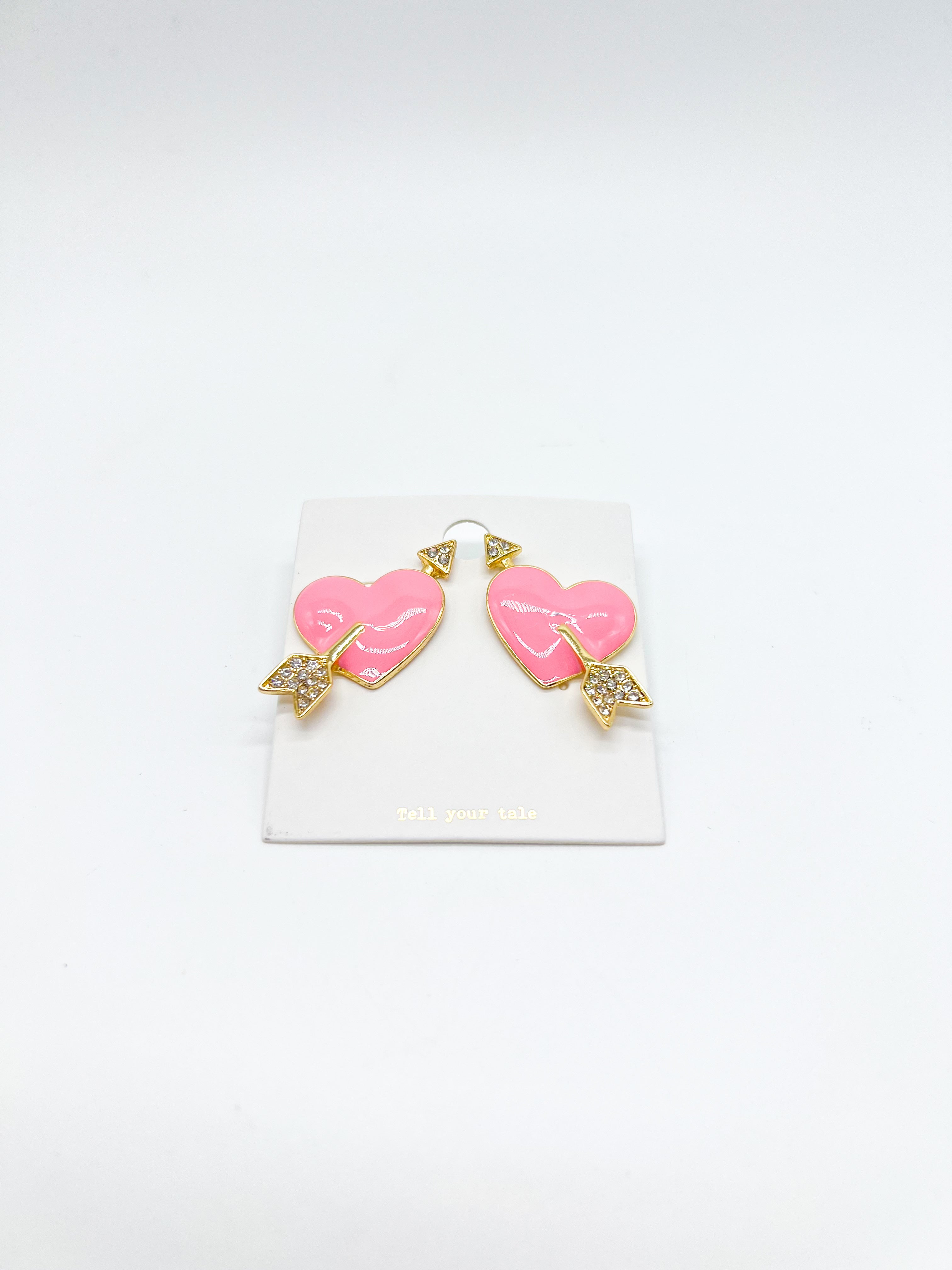 Love Struck Earrings-310 Jewelry-Leemode-Heathered Boho Boutique, Women's Fashion and Accessories in Palmetto, FL