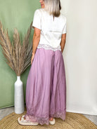 Lace & Grace Top-110 SHORT SLEEVE TOP-STITCH & CO-Heathered Boho Boutique, Women's Fashion and Accessories in Palmetto, FL