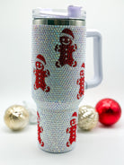 40oz Gingerbread Man Tumbler-340 Other Accessories-Nima Accessories Inc-Heathered Boho Boutique, Women's Fashion and Accessories in Palmetto, FL