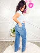 Star Crossed Wide Leg by Judy Blue-190 Jeans-Judy Blue-Heathered Boho Boutique, Women's Fashion and Accessories in Palmetto, FL