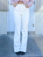 Pure Intentions Tummy Control Flare by Judy Blue-190 JEANS-Judy Blue-Heathered Boho Boutique, Women's Fashion and Accessories in Palmetto, FL