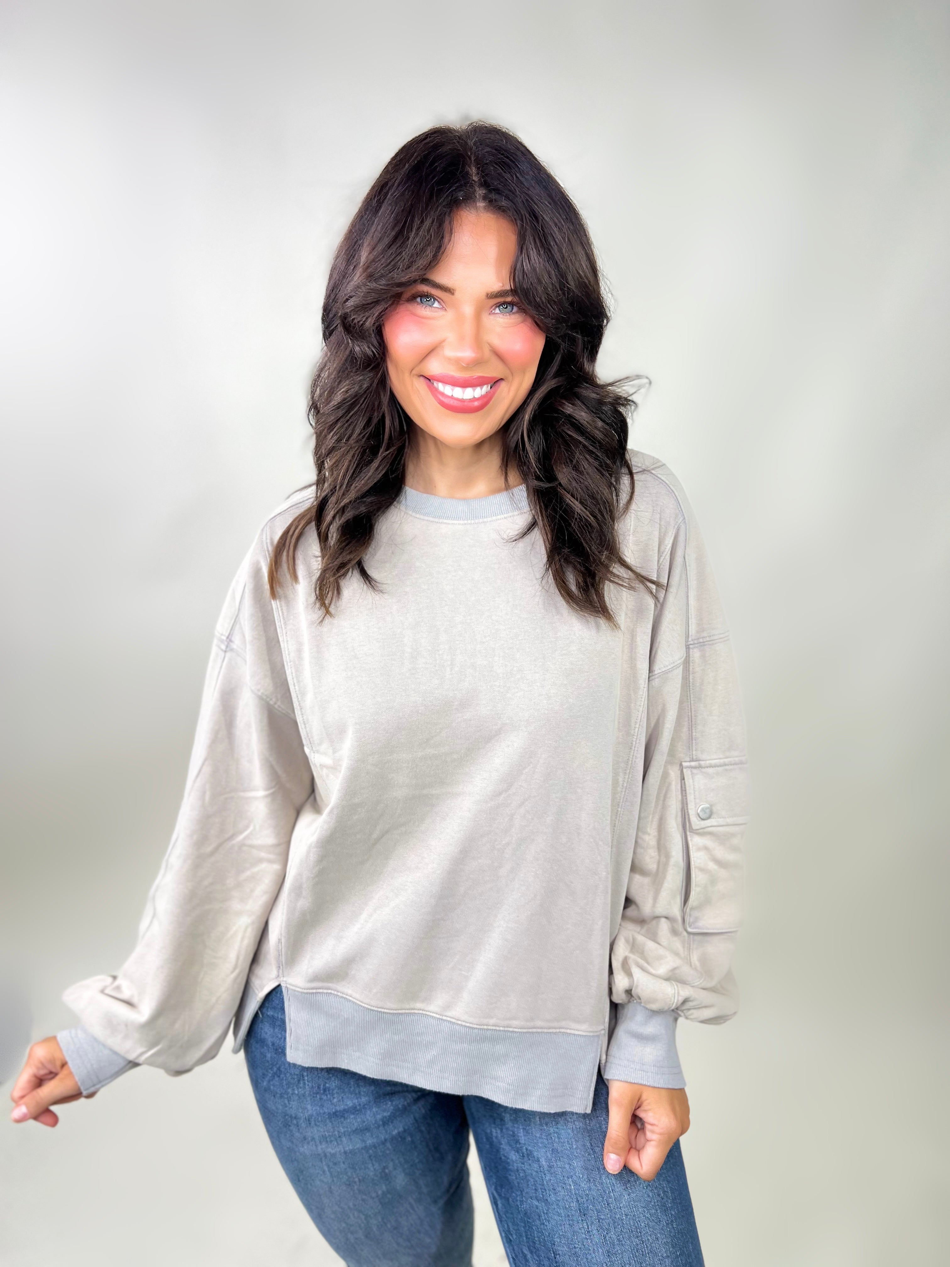 Never Too Late Sweatshirt-400 Takeover/Pre-Order-Fantastic Fawn-Heathered Boho Boutique, Women's Fashion and Accessories in Palmetto, FL