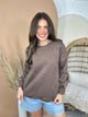 Restock: Picked Just for You Pullover-120 LONG SLEEVE TOPS-ZENANA-Heathered Boho Boutique, Women's Fashion and Accessories in Palmetto, FL