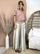 The Falling For Stripes Pants-150 PANTS-ODDI-Heathered Boho Boutique, Women's Fashion and Accessories in Palmetto, FL